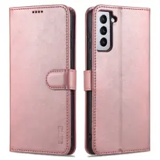 AZNS - AZNS Samsung Galaxy S23 Pl&aring;nboksfodral Konstl&auml;der - Ros&eacute;guld