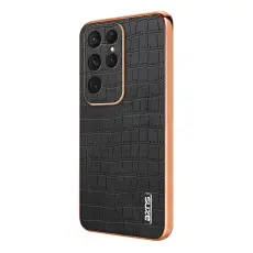 AZNS - AZNS Samsung Galaxy S25 Ultra Fodral Electroplating PU+TPU - Svart