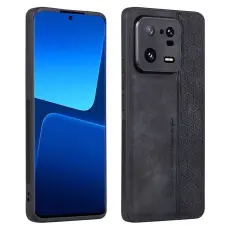 AZNS - AZNS Xiaomi 13 Pro 5G Fodral KonstL&auml;der och TPU - Svart
