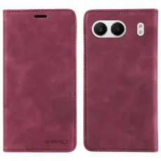 BETOPNICE - BETOPNICE 003 f&ouml;r OnePlus Nord 4 Pl&aring;nboksfodral i Konstl&auml;der - R&ouml;d