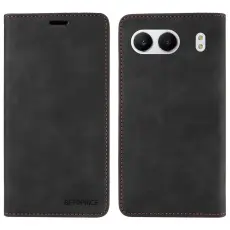 BETOPNICE - BETOPNICE 003 f&ouml;r OnePlus Nord 4 Pl&aring;nboksfodral i Konstl&auml;der - Svart