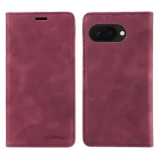 BETOPNICE - BETOPNICE 003 Google Pixel 9a Pl&aring;nboksfodral Konstl&auml;der - R&ouml;d