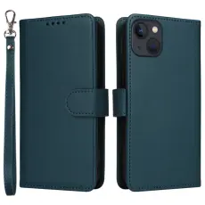 BETOPNICE - BETOPNICE iPhone 13 Fodral Magnetiskt Avtagbart PU L&auml;der - Bl&aring;