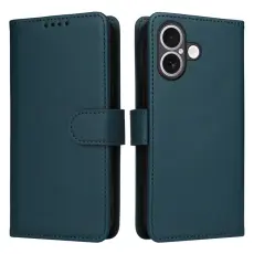 BETOPNICE - BETOPNICE iPhone 17 Pl&aring;nboksfodral Magnetiskt Detachable Konstl&auml;der - Gr&ouml;n