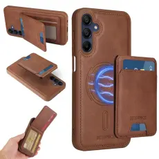 BETOPNICE - BETOPNICE Samsung Galaxy A15 5G Fodral KonstL&auml;der - Brun