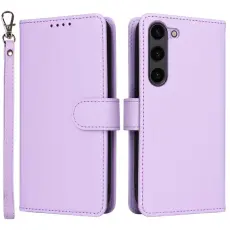 BETOPNICE - BETOPNICE Samsung Galaxy S23 Pl&aring;nboksfodral - Detachable Konstl&auml;der- Lila