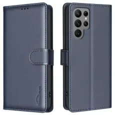 BINFEN COLOR - BINFEN COLOR BF32 f&ouml;r Samsung Galaxy S25 Ultra - Pl&aring;nboksfodral Konstl&auml;der - Bl&aring;