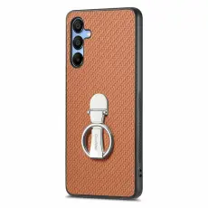 CASENEO - CASENEO C1-19 Fodral f&ouml;r Samsung Galaxy A16 4G/5G - KonstL&auml;der - Brun