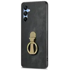 CASENEO - CASENEO D22 Fodral för Samsung Galaxy A16 4G/5G - Äkta läder - Svart