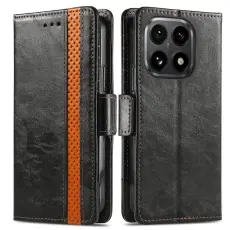 CASENEO - CASENEO Mobilskal till Xiaomi 15T KonstL&auml;der med RFID-Skydd - Svart