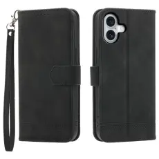 DIERFENG - DIERFENG DF-03 Pl&aring;nboksfodral f&ouml;r iPhone 17 Konstl&auml;der - Svart