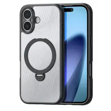 Dux Ducis - DUX DUCIS Aimo Mobilskal till iPhone 17 Kickstand TPU+PC - Svart
