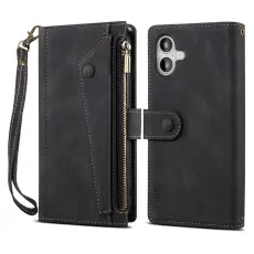 ESEBLE - ESEBLE Star Series iPhone 17 Pl&aring;nboksfodral Konstl&auml;der - Svart