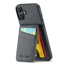 FIERRE SHANN - FIERRE SHANN 023 iPhone 17 Fodral KonstL&auml;der - Svart