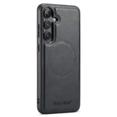 FIERRE SHANN - FIERRE SHANN 027 f&ouml;r Samsung Galaxy S25 Fodral KonstL&auml;der - Svart