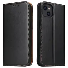 FIERRE SHANN - FIERRE SHANN f&ouml;r iPhone 15 Plus Pl&aring;nboksfodral Konstl&auml;der - Svart