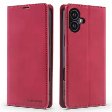 FORWENW - FORWENW iPhone 17 Pl&aring;nboksfodral Konstl&auml;der - R&ouml;d