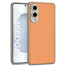 GKK - GKK Samsung Galaxy S25 Edge Fodral Hybrid PU - Orange