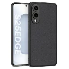 GKK - GKK Samsung Galaxy S25 Edge Fodral Hybrid PU - Svart