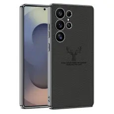 GKK - GKK Mobilskal till Samsung Galaxy S25 Ultra - Elektropl&auml;terad TPU + PC - Svart