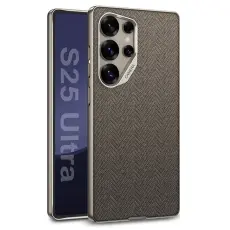 GKK - GKK Samsung Galaxy S25 Ultra Fodral Skin Touch PC + TPU - Brun