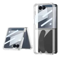 GKK - GKK Mobilskal till Samsung Galaxy Z Flip7 5G TPU och Tempererat Glas - Svart
