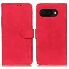 KHAZNEH - KHAZNEH Google Pixel 9a Pl&aring;nboksfodral Konstl&auml;der Retro - R&ouml;d