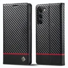 LC.imeeke - LC.IMEEKE f&ouml;r Samsung Galaxy S23 Pl&aring;nboksfodral Konstl&auml;der - Horisontell Rand