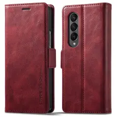 LC.imeeke - LC.IMEEKE f&ouml;r Samsung Galaxy Z Fold3 5G Pl&aring;nboksfodral Konstl&auml;der - R&ouml;d