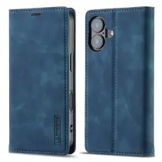 LC.imeeke - LC.IMEEKE iPhone 17 Pl&aring;nboksfodral Konstl&auml;der- Bl&aring;