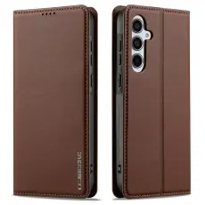 LC.imeeke - LC.IMEEKE L1 Series Samsung Galaxy A16 Fodral PU Läder - Brun