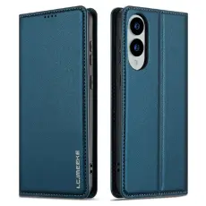 LC.imeeke - LC.IMEEKE L1 Series Samsung Galaxy S25 Edge Pl&aring;nboksfodral Konstl&auml;der - Bl&aring;