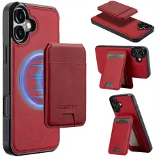 LC.imeeke - LC.IMEEKE L3 iPhone 17 Fodral Magnetiskt KonstL&auml;der - R&ouml;d