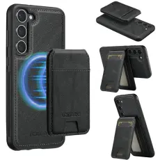 LC.imeeke - LC.IMEEKE L3 Samsung Galaxy S23 Fodral KonstL&auml;der - Svart