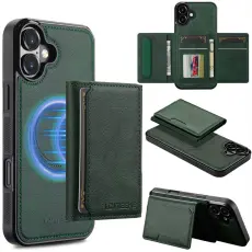 LC.imeeke - LC.IMEEKE L5 iPhone 17 Fodral KonstL&auml;der - Gr&ouml;n
