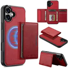 LC.imeeke - LC.IMEEKE L5 iPhone 17 Fodral KonstL&auml;der - R&ouml;d