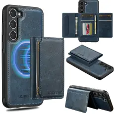 LC.imeeke - LC.IMEEKE L5 Samsung Galaxy S23 Fodral KonstL&auml;der - Bl&aring;