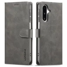 LC.imeeke - LC.IMEEKE Samsung Galaxy A17 Pl&aring;nboksfodral Konstl&auml;der - Gr&aring;