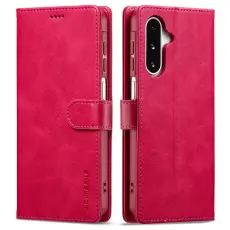 LC.imeeke - LC.IMEEKE Samsung Galaxy A17 Pl&aring;nboksfodral Konstl&auml;der - Rosa