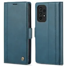 LC.imeeke - LC.IMEEKE Samsung Galaxy A52 Skal PU Läder - Blå