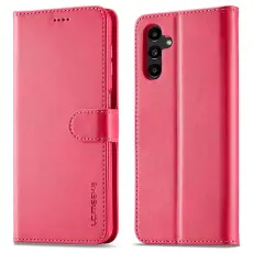 LC.imeeke - LC.IMEEKE Samsung Galaxy A54 5G Pl&aring;nboksfodral Konstl&auml;der - Rosa