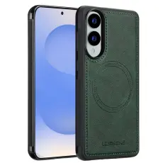 LC.imeeke - LC.IMEEKE Samsung Galaxy S25 Edge Fodral - KonstL&auml;der - Gr&ouml;n