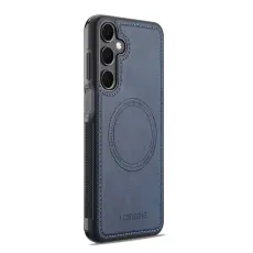 LC.imeeke - LC.IMEEKE Samsung Galaxy S25 Fodral - KonstL&auml;der - Bl&aring;