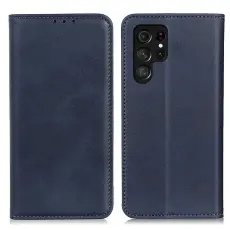 OEM - ABEEL Samsung Galaxy S26 Ultra Pl&aring;nboksfodral Konstl&auml;der Flip - Bl&aring;