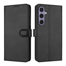 AZNS - AZNS Samsung Galaxy S26 Pl&aring;nboksfodral Konstl&auml;der - Svart