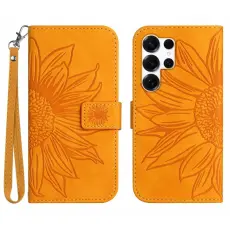 Amorus - Samsung Galaxy S26 Ultra Pl&aring;nboksfodral Konstl&auml;der - Gul