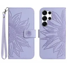 Amorus - Samsung Galaxy S26 Ultra Pl&aring;nboksfodral Konstl&auml;der - Lila