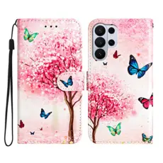 OEM - Samsung Galaxy S26 Ultra Pl&aring;nboksfodral M&ouml;nstrad Konstl&auml;der St&auml;ll - K&ouml;rsb&auml;rstr&auml;d