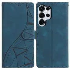 OEM - Samsung Galaxy S26 Ultra Pl&aring;nboksfodral St&auml;ll Impr&auml;nerad Konstl&auml;der - Bl&aring;