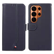 OEM - Mobilskal till Samsung Galaxy S26 Ultra RFID-Skydd KonstL&auml;der - Bl&aring;